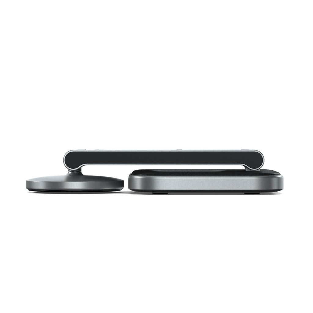 Satechi 3in1 Foldable Qi2 Wireless Charging Stand - EA, Space Grey