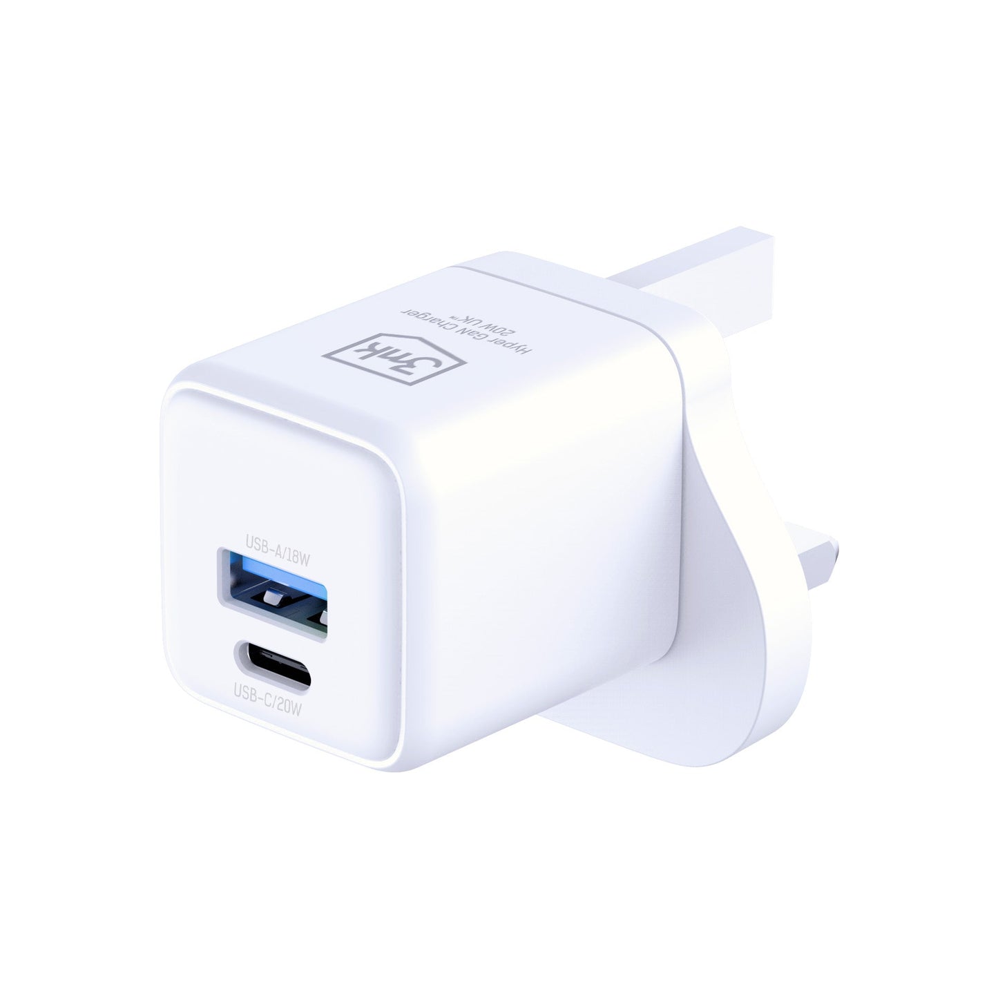 3mk GaN Hyper Charger 20W UK White
