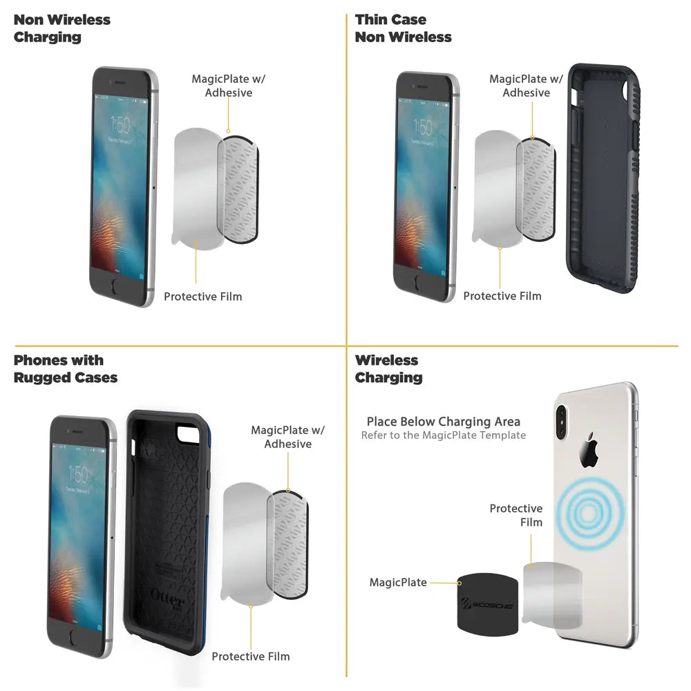 Scosche Travel Magic Mounts Mobile devices window/dash