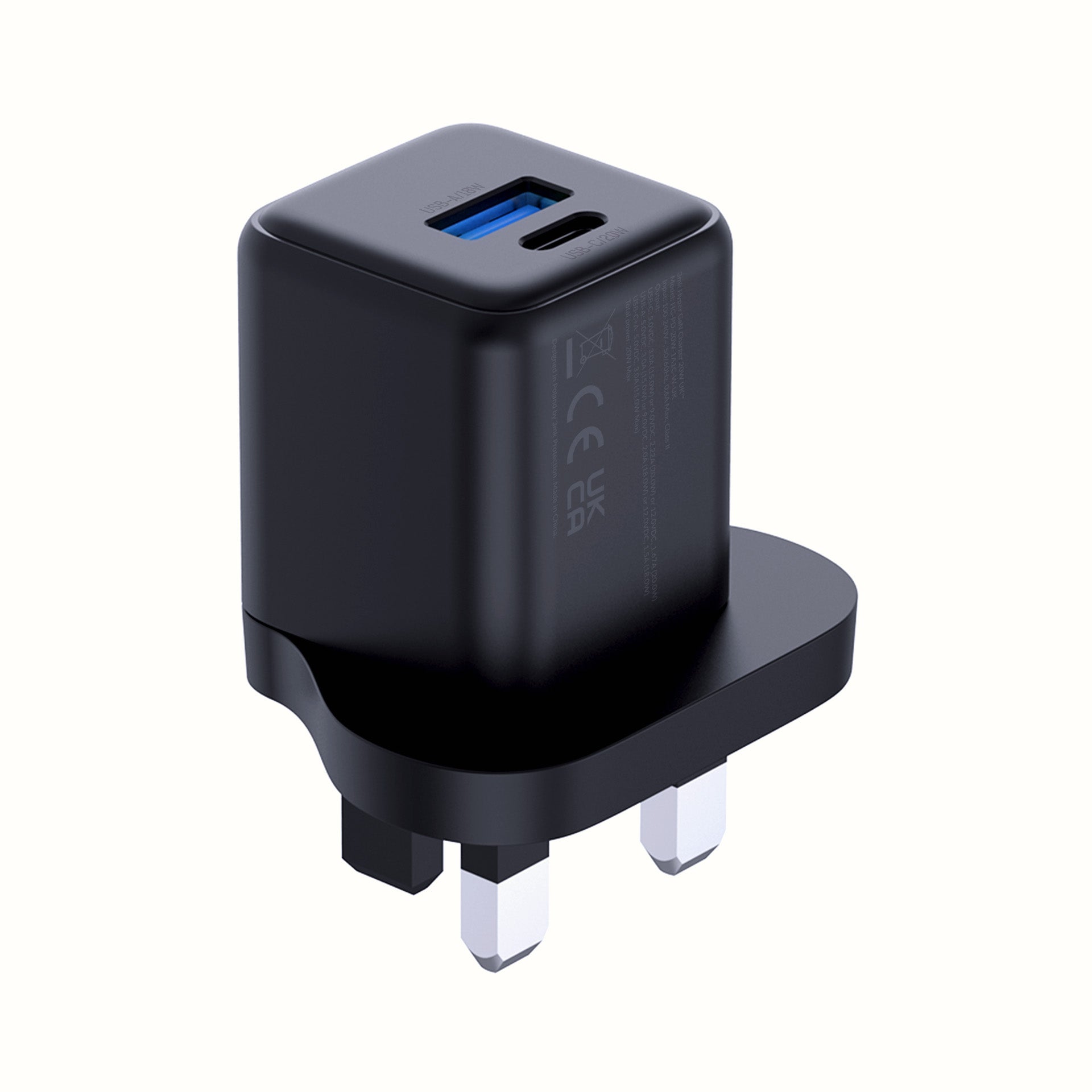3mk GaN Hyper Charger 20W UK Black