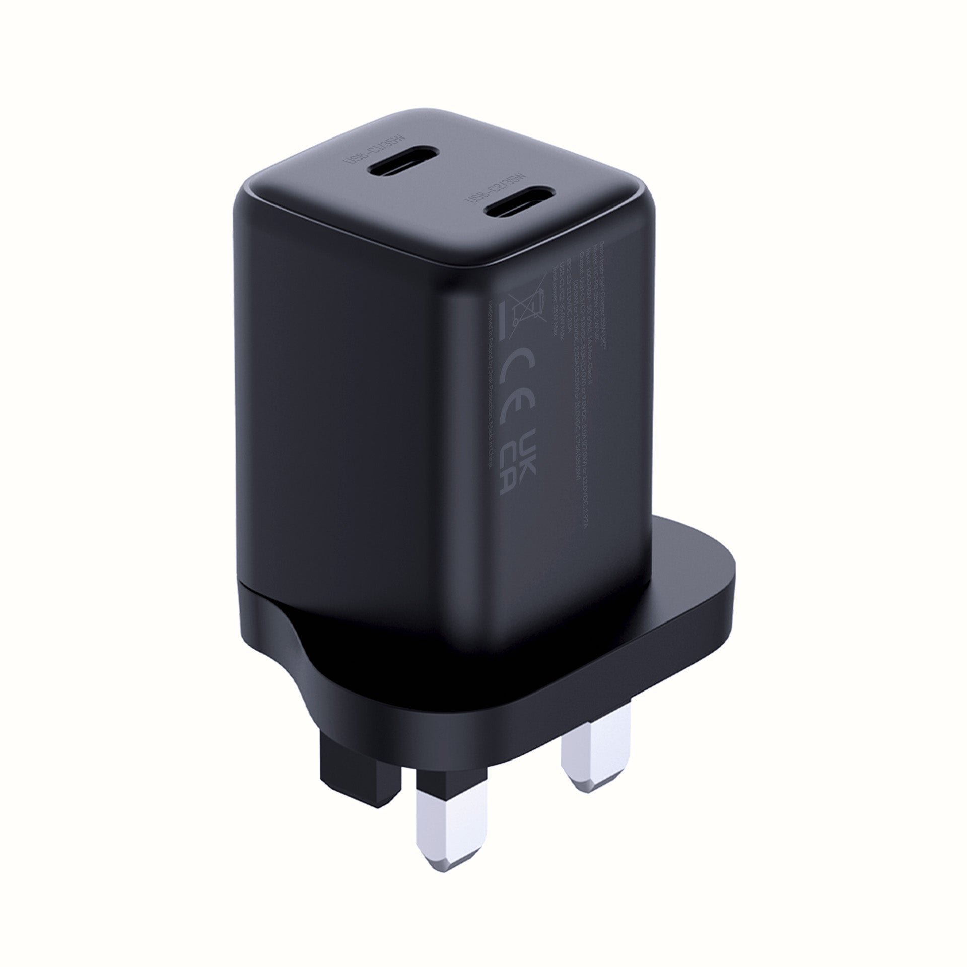 3mk GaN Hyper Charger 35W UK Black