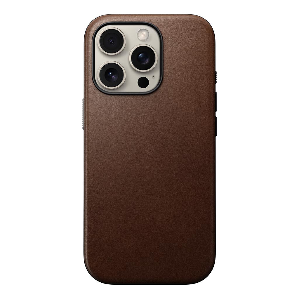 NOMAD - Modern Leather Case for iPhone 16