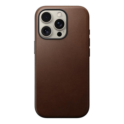 NOMAD - Modern Leather Case for iPhone 16