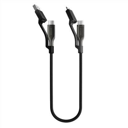 Nomad USB-C Universal Cable Kevlar v3 Carbide Black, 0.3m or 1.5m