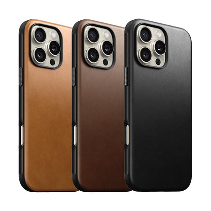 NOMAD - Traditional Leather Case - iPhone 16