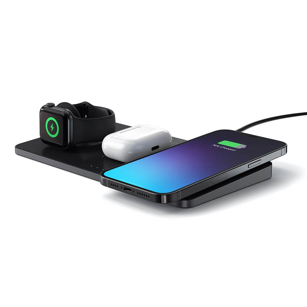 Satechi Trio Wireless Charging Pad, Black