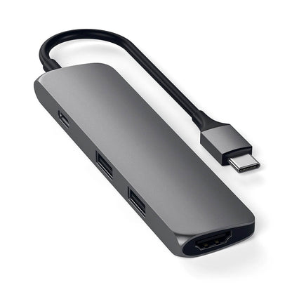 Satechi Aluminium Type-C Slim Multi-Port Adapter 4K